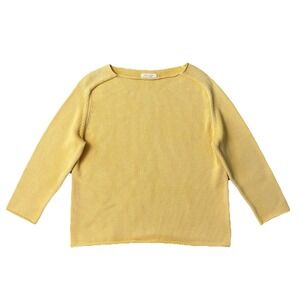 Demylee Sweater Womens XD Butter Yellow 3/4 Sleeve Spring Quiet Luxury Pastel